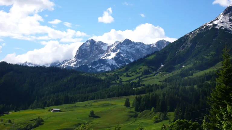 Grünes Almtal unter dem Tennengebirge Grünes Almtal unter dem Tennengebirge