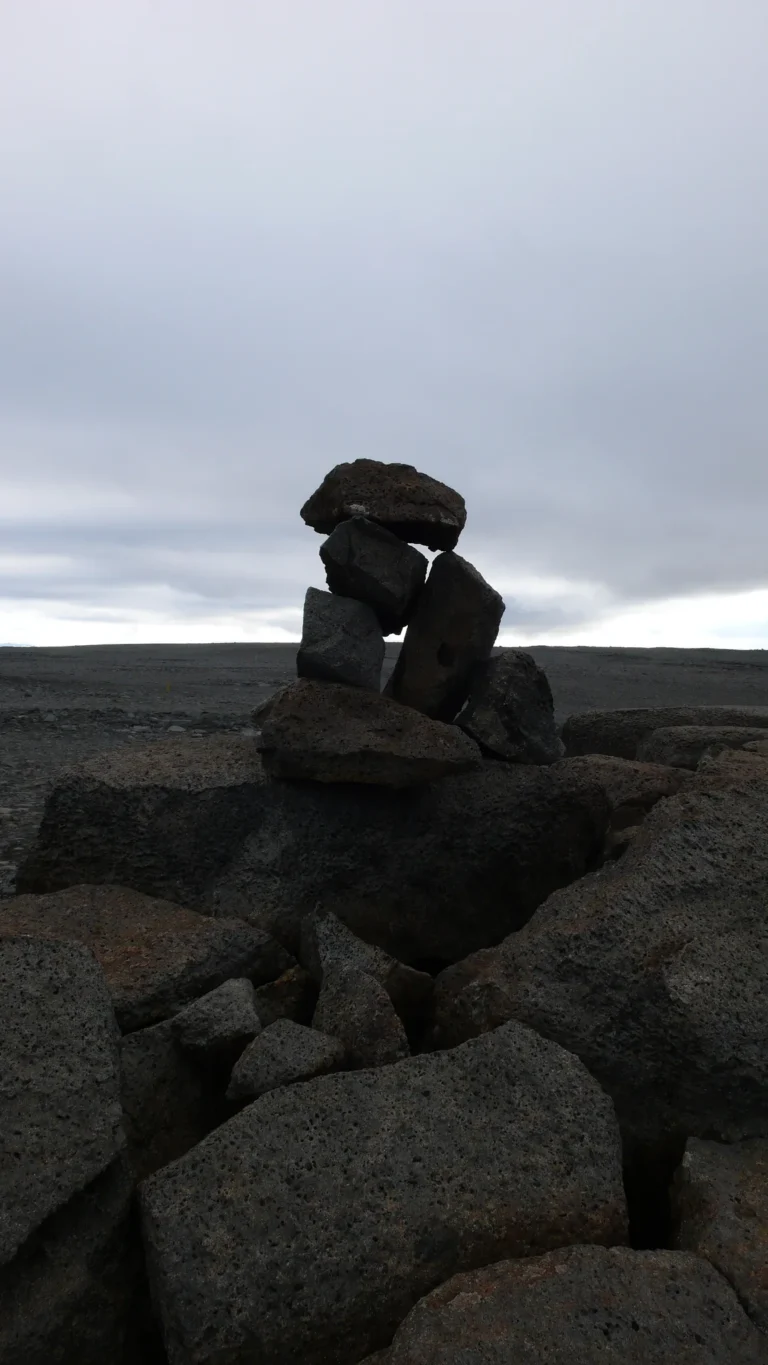 Steinmännchen als Wegzeichen im Hochland Steinmännchen als Wegzeichen im Hochland