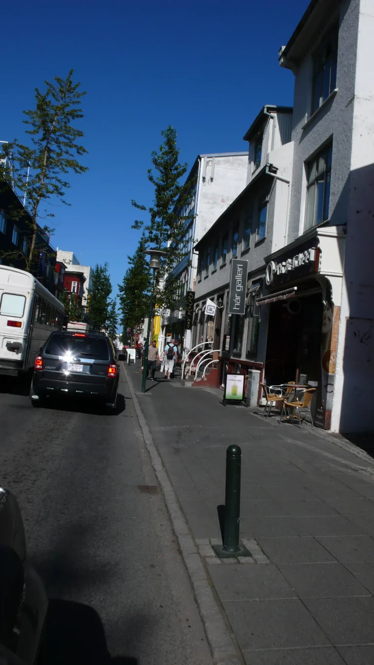 Einkaufsstraße Laugavegur in Reykjavík